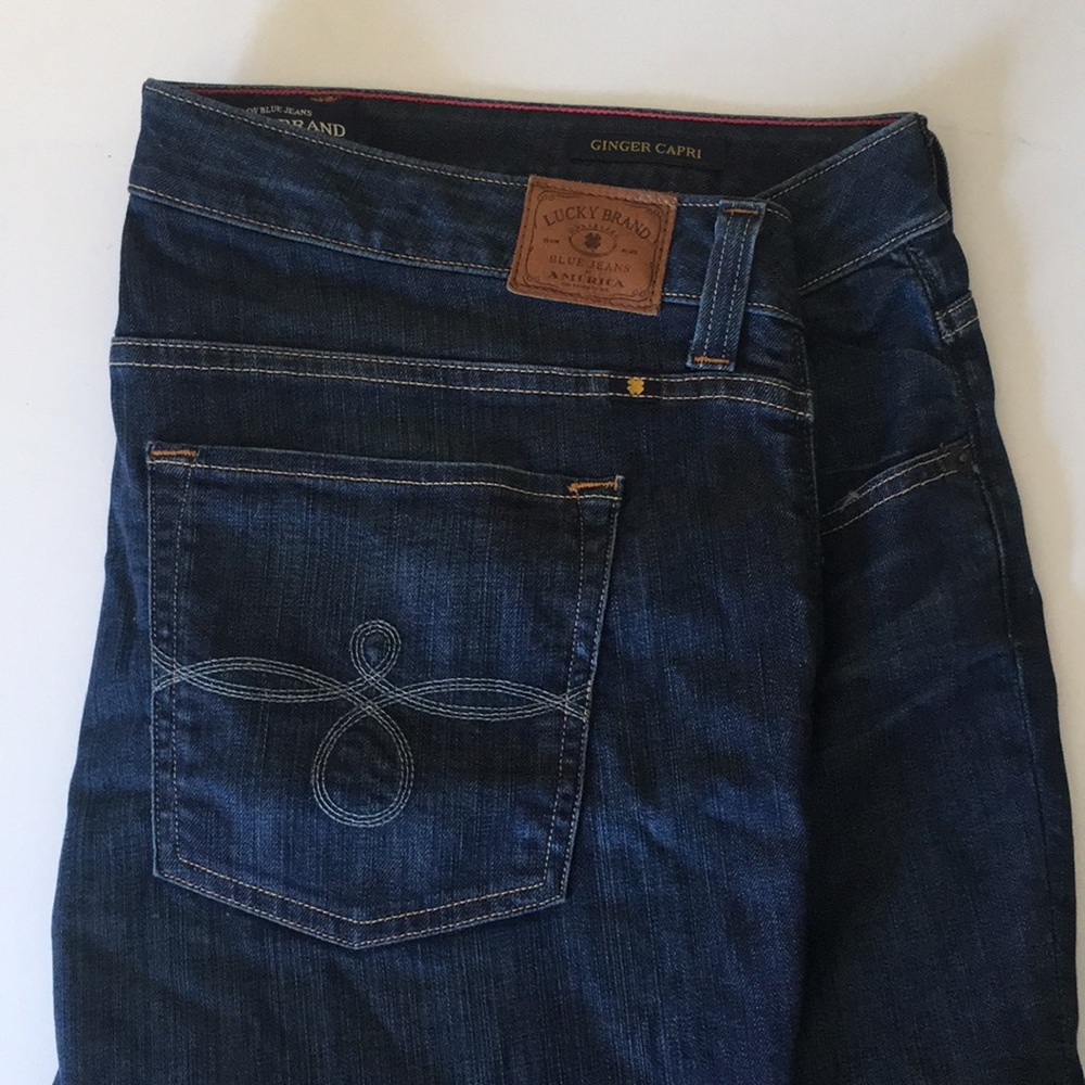 Lucky brand ginger Capri jeans 22W